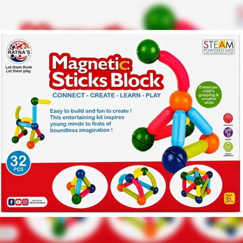 Magnetni set štapića i kuglica
