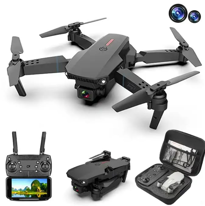 Dron E88 na daljinsko upravljanje