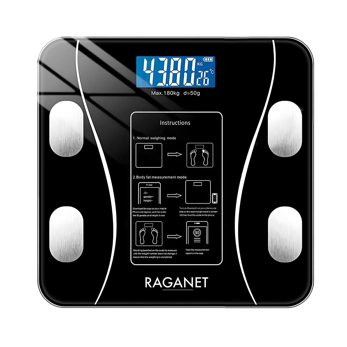 Pametna digitalna vaga sa Bluetooth povezivanjem